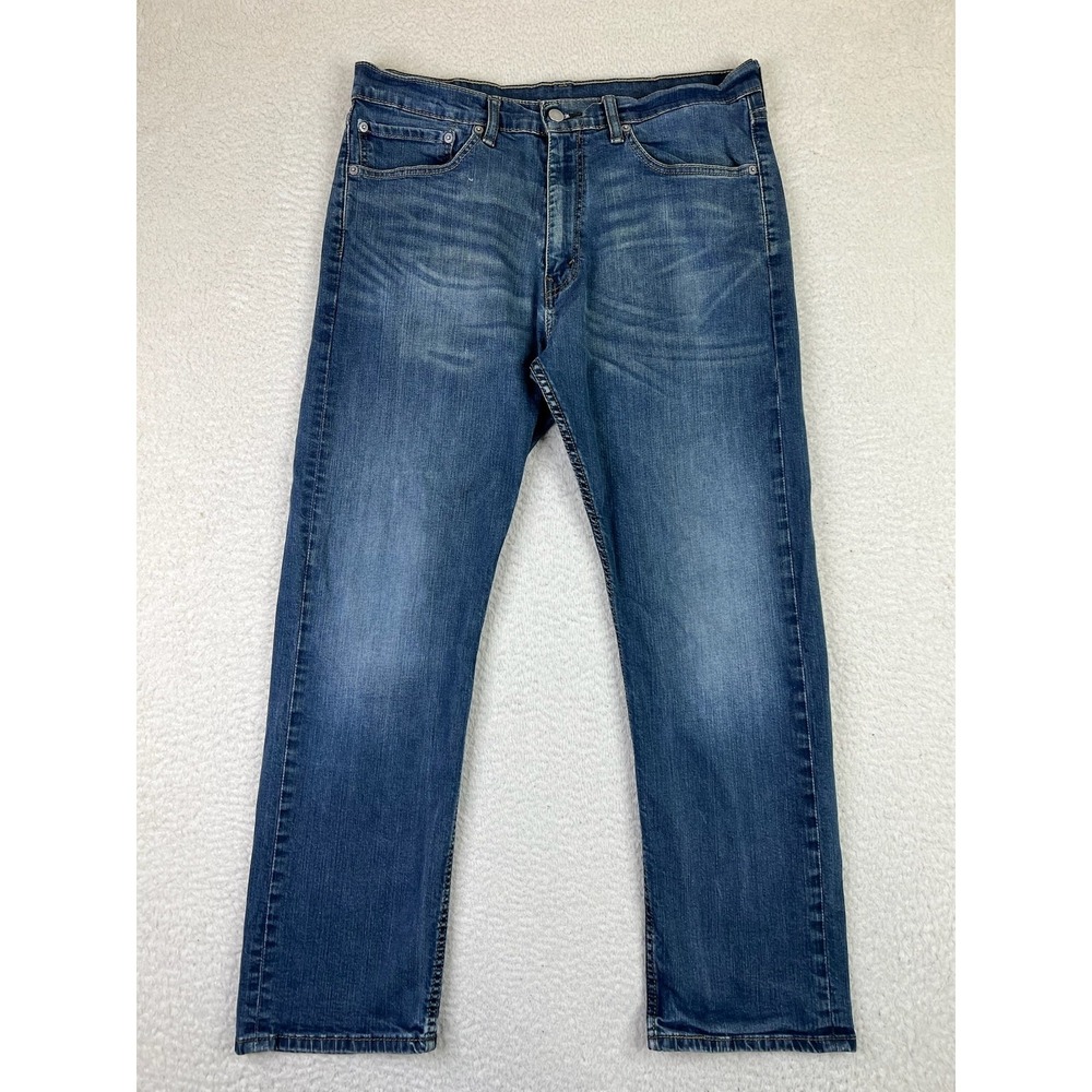 Levis 505 Jeans Mens 38x31 Blue‎ Regular Straight Fit Zip Fly Denim Classic